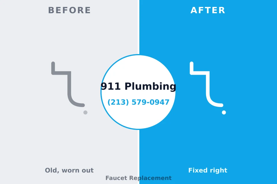 Before and after: plumbing repair Eggertsville, NY